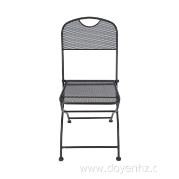 Metal Mesh Folding Chair for Outdoor/Indoor, Balcony